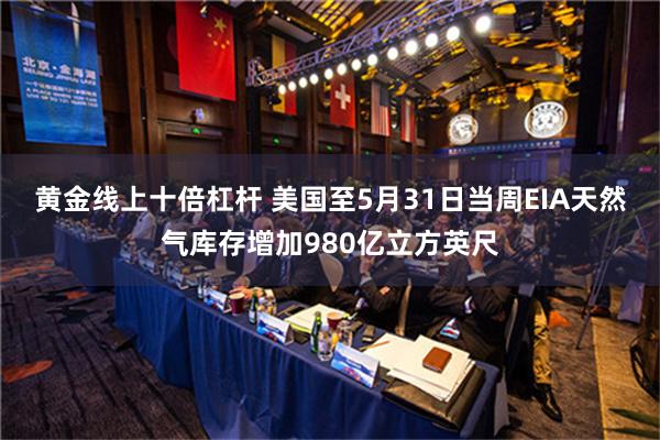 黄金线上十倍杠杆 美国至5月31日当周EIA天然气库存增加980亿立方英尺