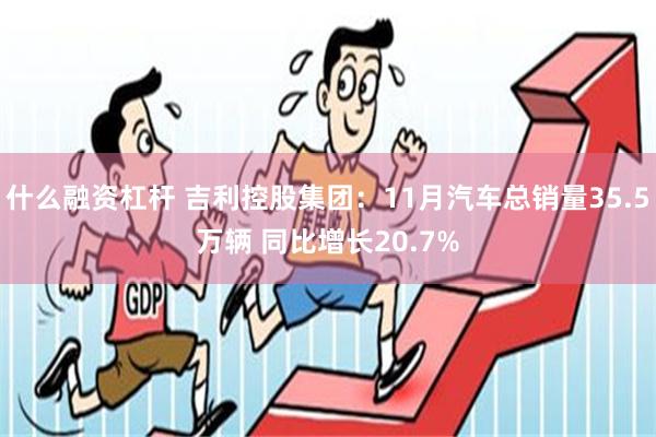 什么融资杠杆 吉利控股集团：11月汽车总销量35.5万辆 同比增长20.7%